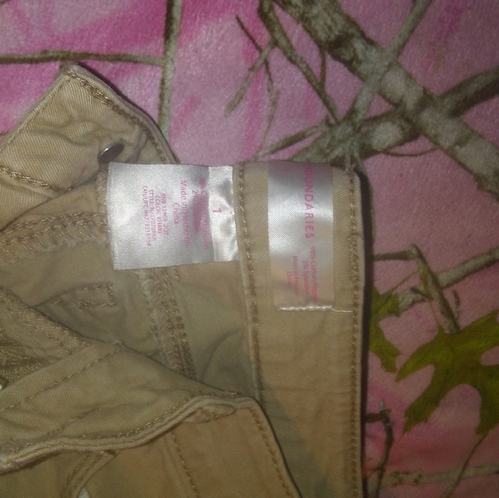 NoBoundaries bootleg uniform pants